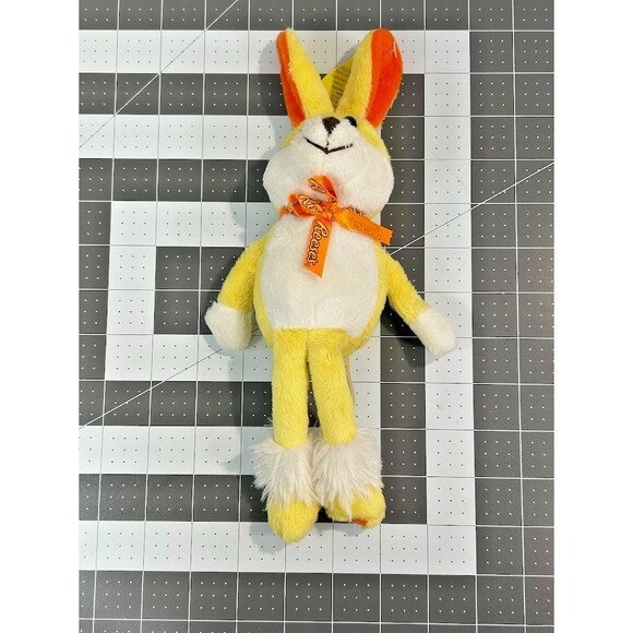 2 Reese's Yellow & Brown Bunny Rabbit Plush Floppy Ears Peanut Butter Sings 9" - Picture 14 of 16